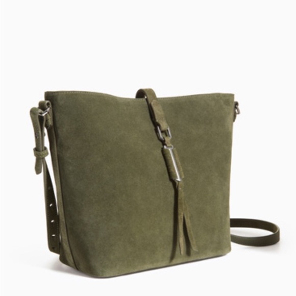 Covet Sunday Bag - Olive Suede Stella & Dot - Picture 1 of 10